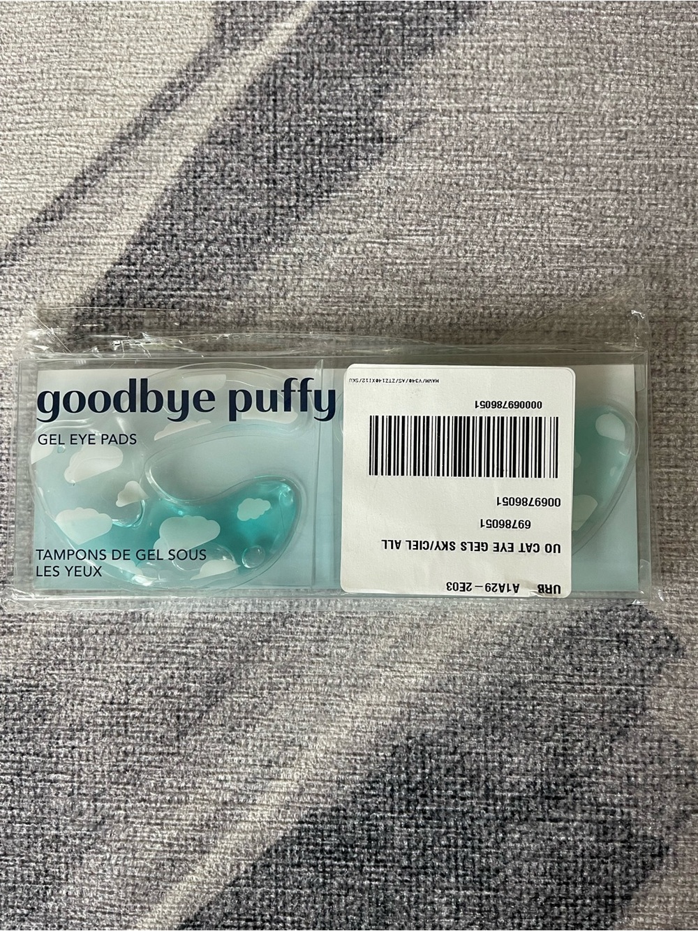 Goodbye Puffy Gel Eye Pads - Cloud Motif
